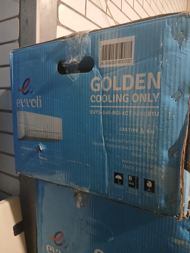 کولرگازی ایوولی 24000 T3 گلدن مدل EVT3-24K-MD-1