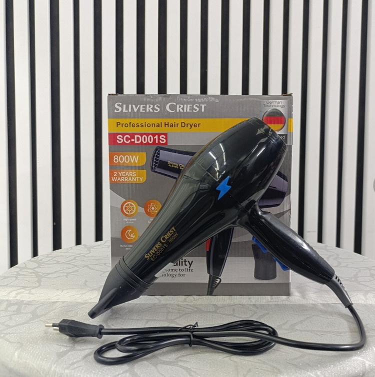 سشوار سیلور کرست مدل SC-D001S ظرفیت ۸۰۰ وات+ارسال رایگان