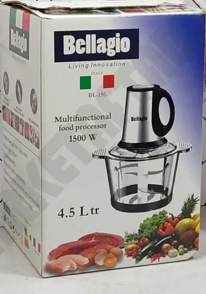 خرد کن 4/5 لیتر بدنه پیرکس  BL-195 بلاجی ایتالیا